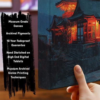 Information about Japanese Canvas Art Print