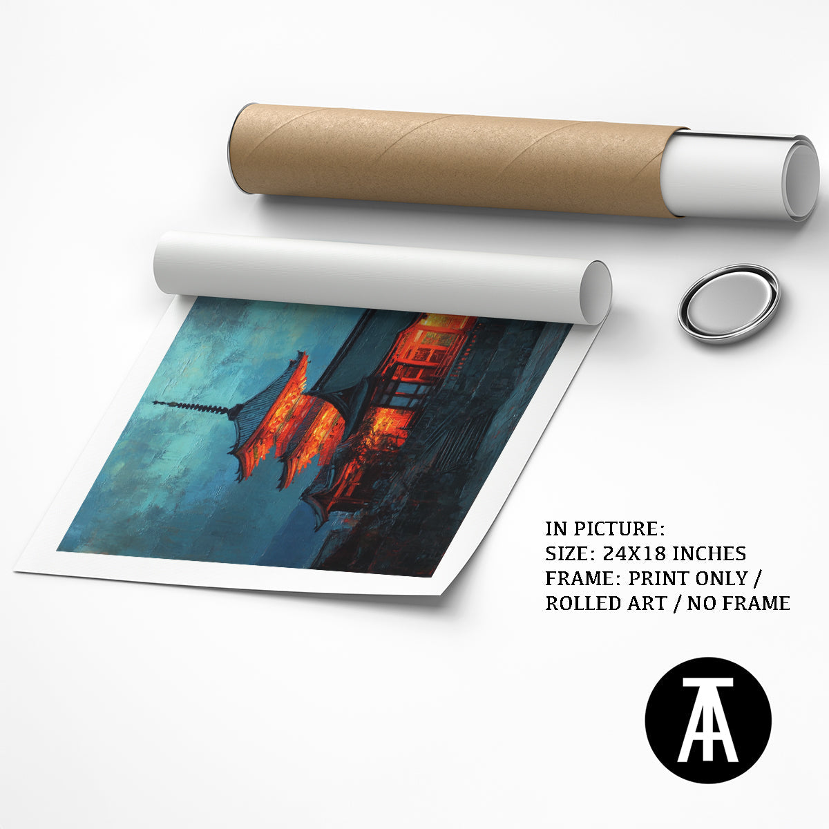 Artwork as Print Only or Rolled Art