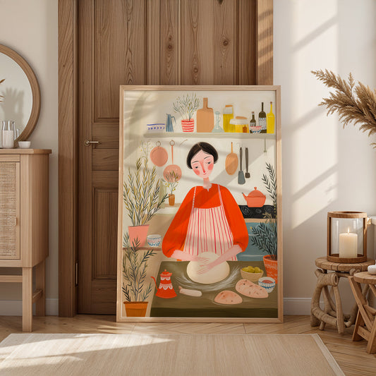 Painting in a Lifestyle Setting