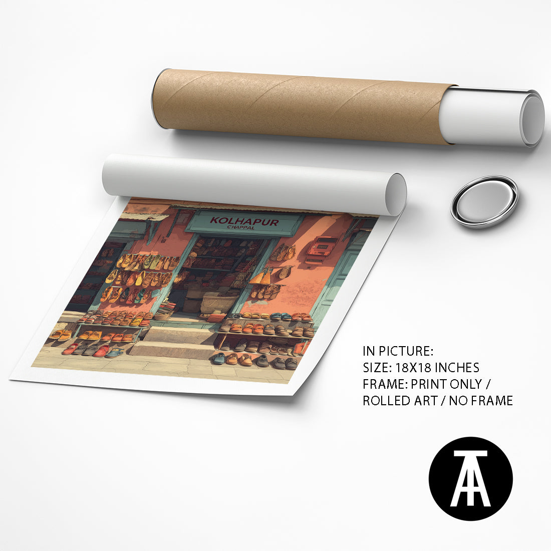 Artwork as Print Only / Rolled Art