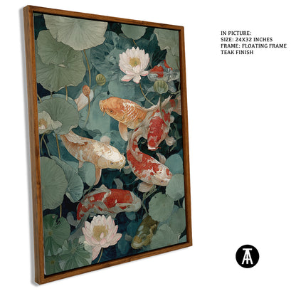 Koi Fishes by Japanese Haiku