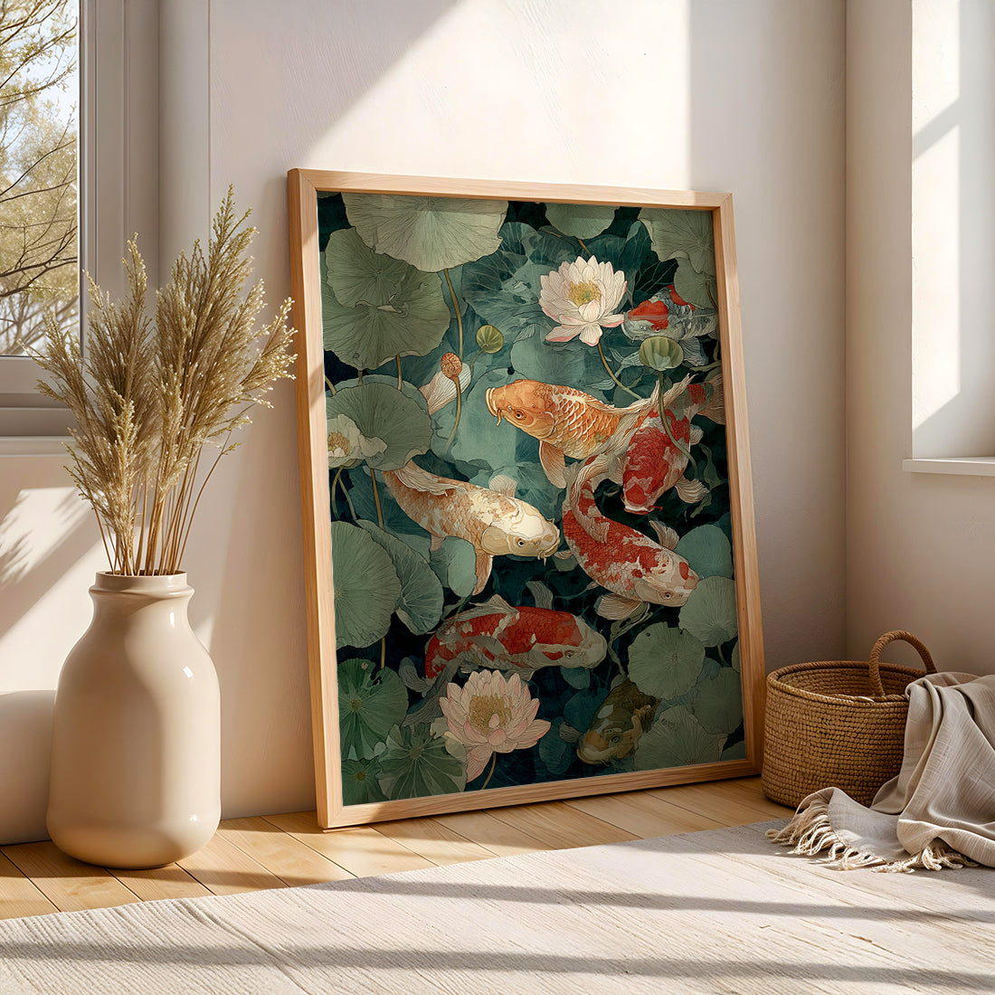 Koi Fishes by Japanese Haiku