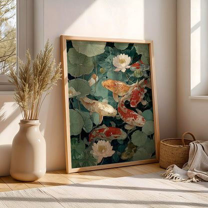 Koi Fishes by Japanese Haiku