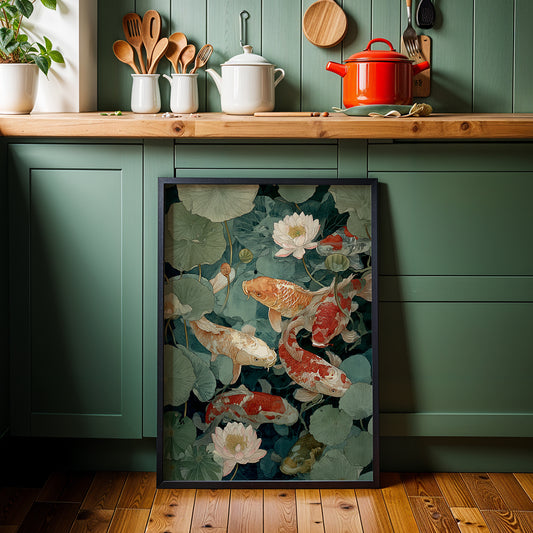 Koi Fishes by Japanese Haiku