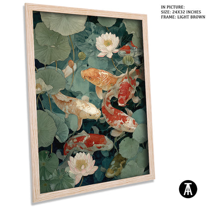 Koi Fishes by Japanese Haiku