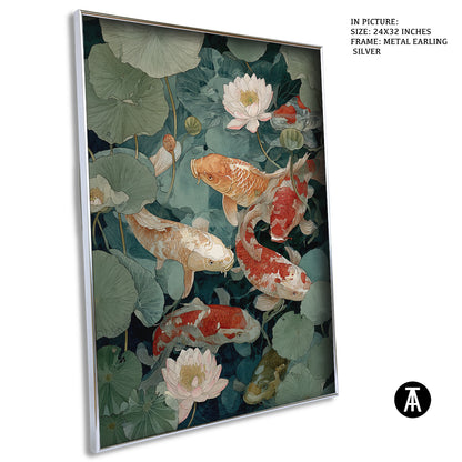 Koi Fishes by Japanese Haiku