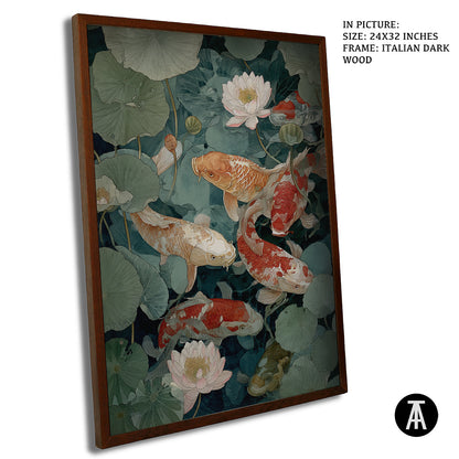 Koi Fishes by Japanese Haiku
