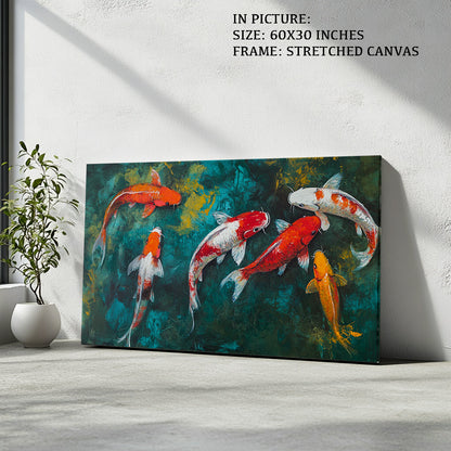 Artwork in Natural Wood Frame