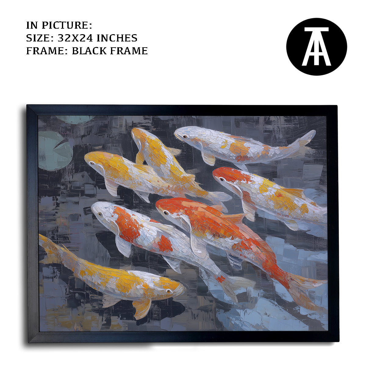 Artwork in Metal Earling Silver Frame