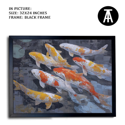 Artwork in Metal Earling Silver Frame