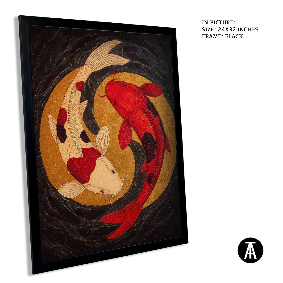 Artwork in Metal Earling Silver Frame