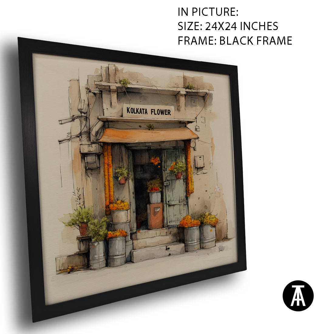 Artwork in Black Frame