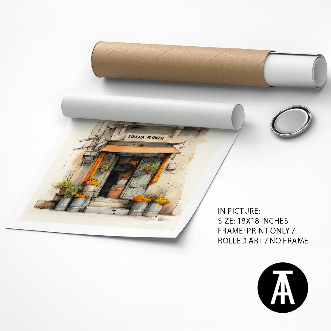 Artwork as Print Only / Rolled Art