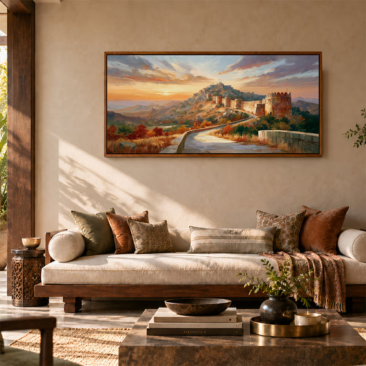 Indian Artwork in a Lifestyle Setting