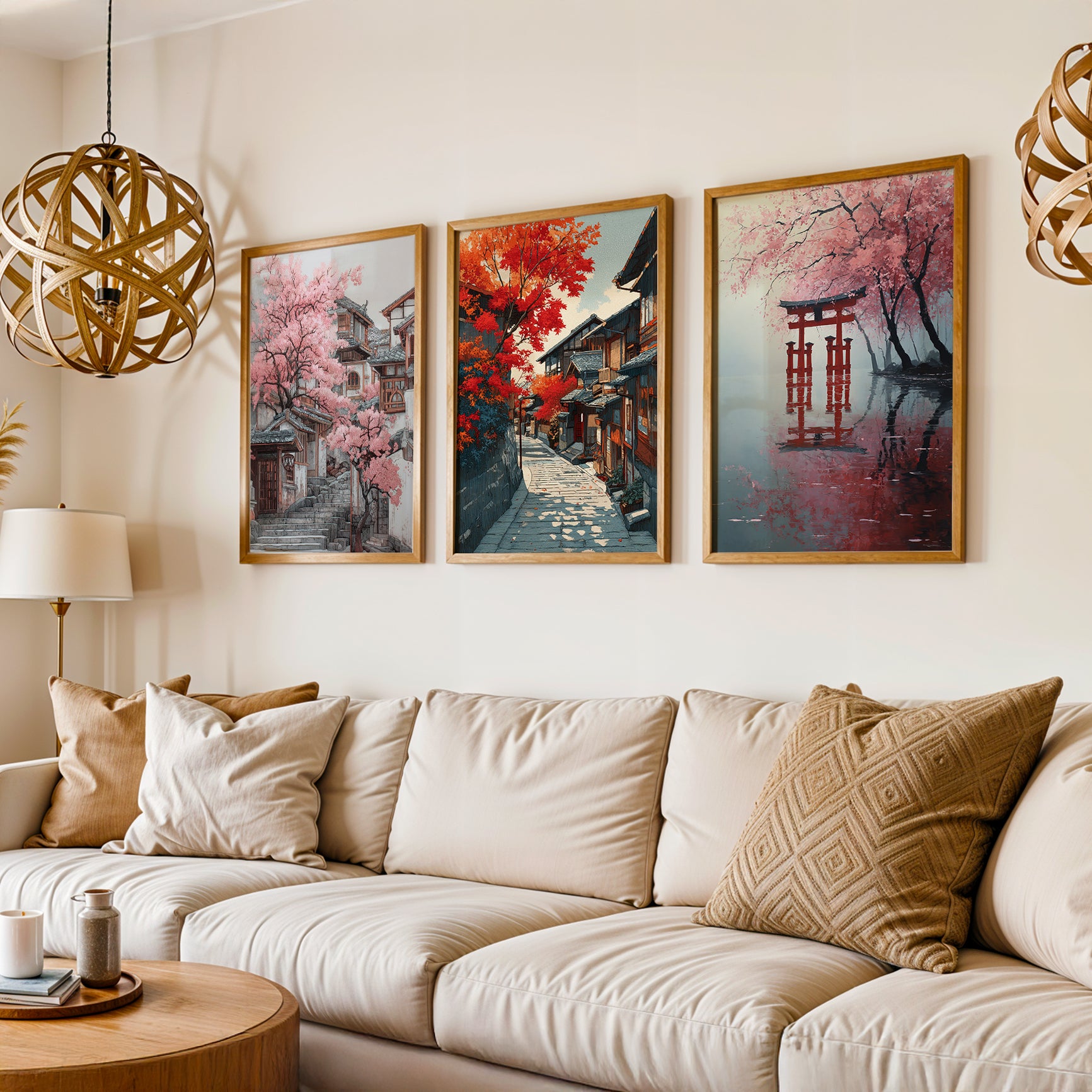 Gallery Wall Set in Lifestyle Setting