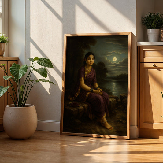 Heritage Indian Painting in a Lifestyle Setting