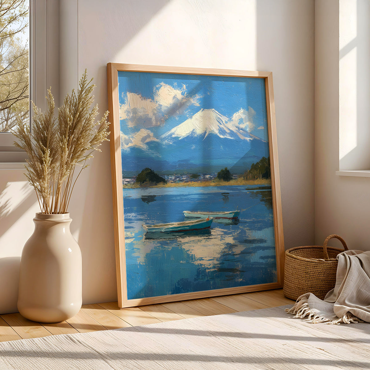 Japanese Painting in a Lifestyle Setting