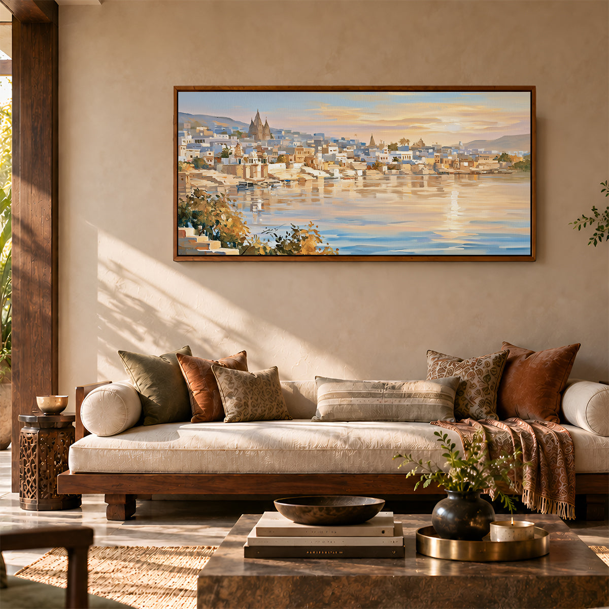 Indian Artwork in a Lifestyle Setting