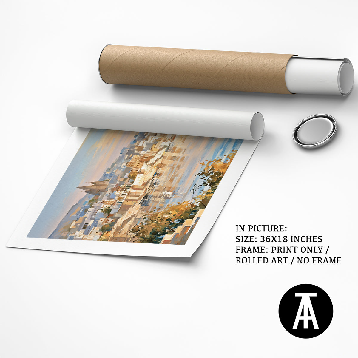 Artwork as Print Only or Rolled Art