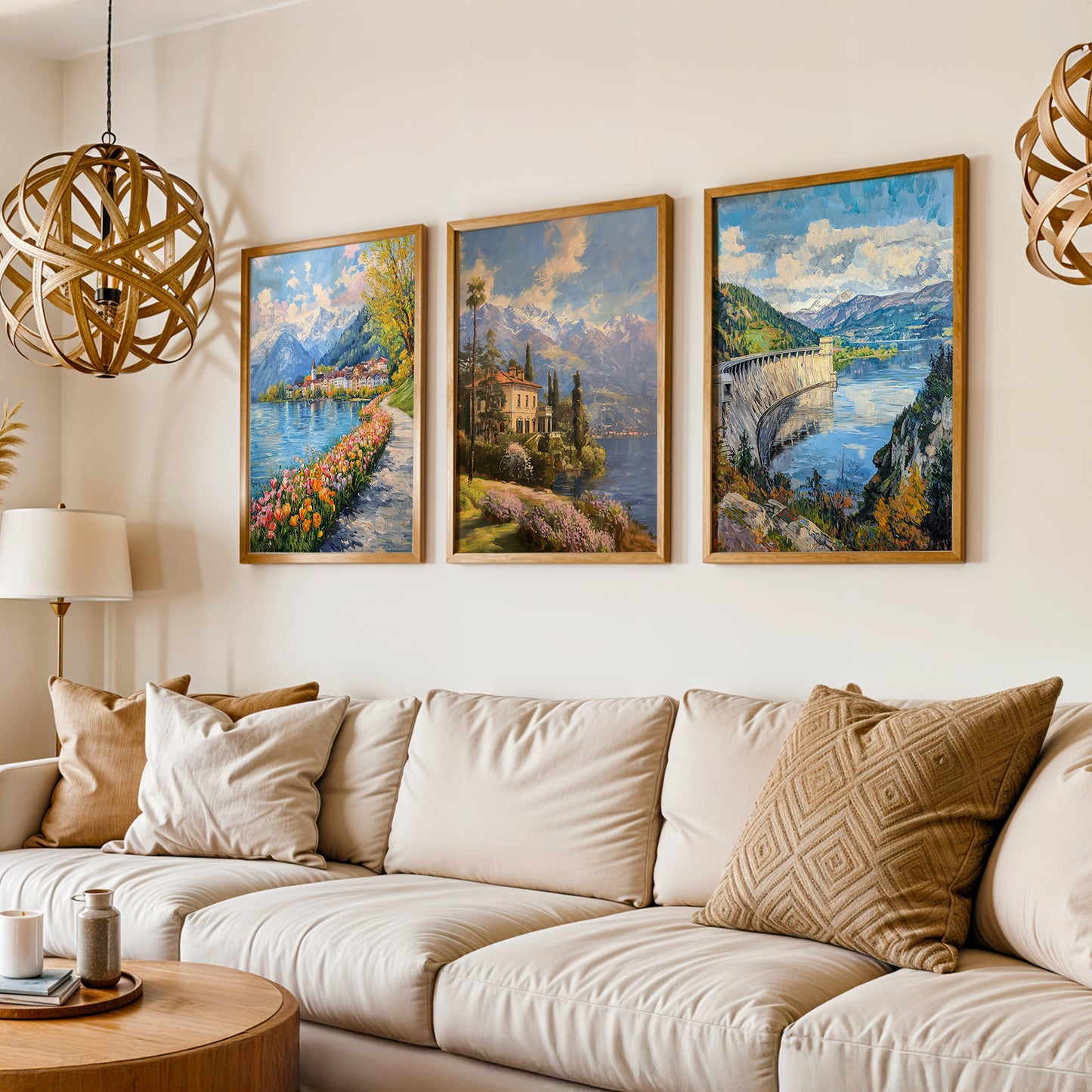 Gallery Wall Set in Lifestyle Setting