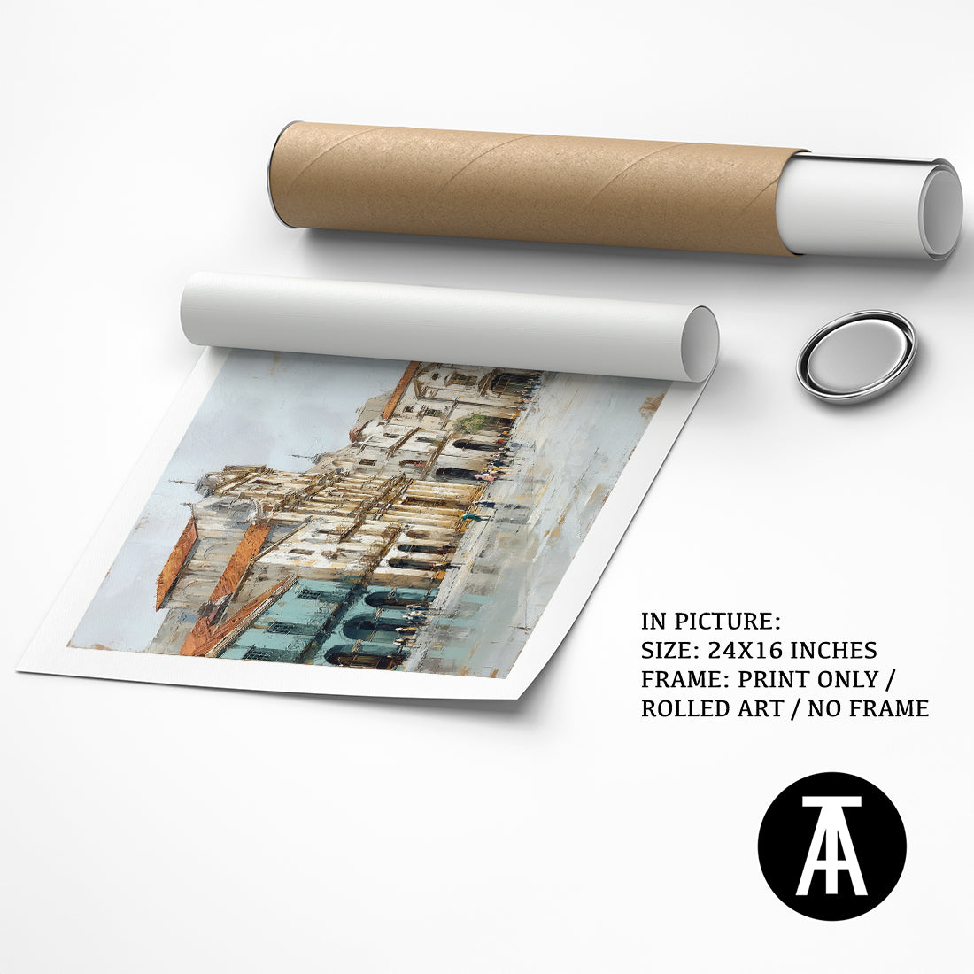 Artwork as Print Only / Rolled Art