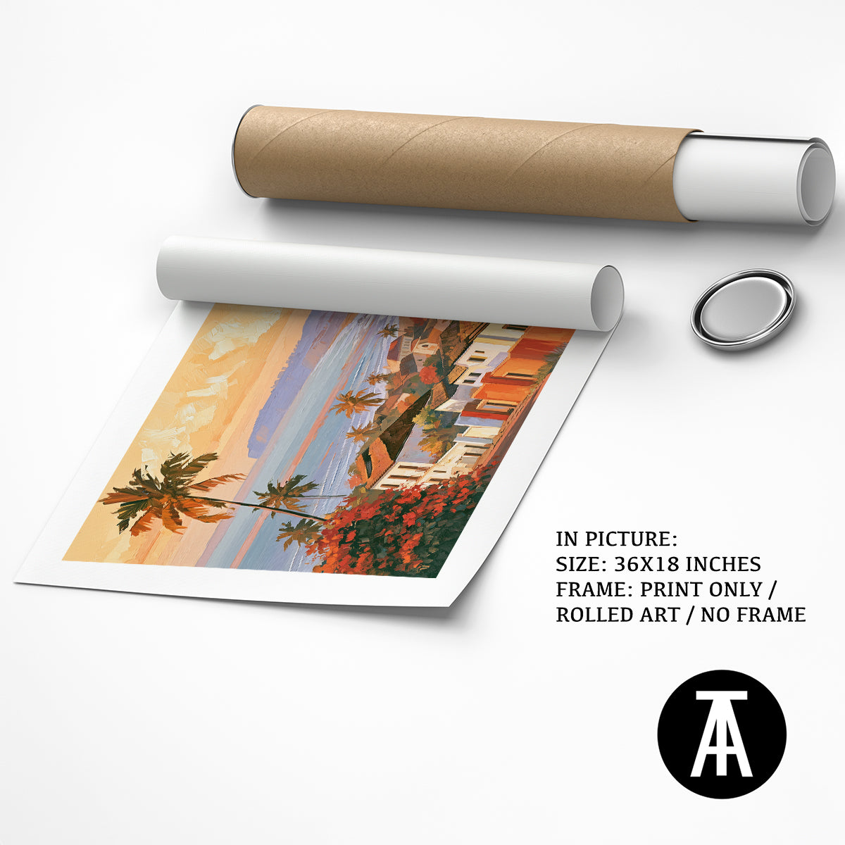 Artwork as Print Only or Rolled Art