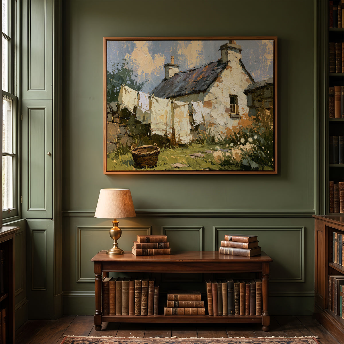 Painting in a Lifestyle Setting