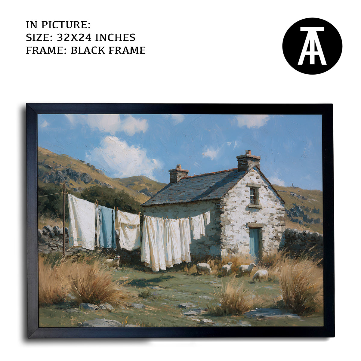 Artwork in Black Frame