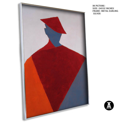 Artwork in Metal Earling Silver Frame