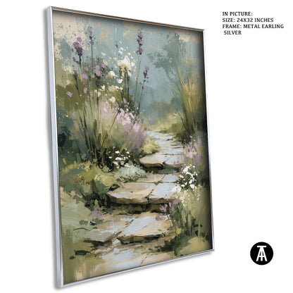 Artwork in Metal Earling Silver Frame