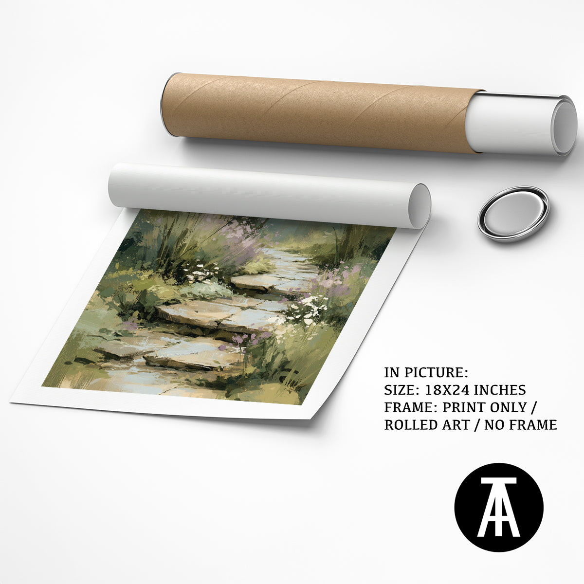 Artwork as Print Only or Rolled Art