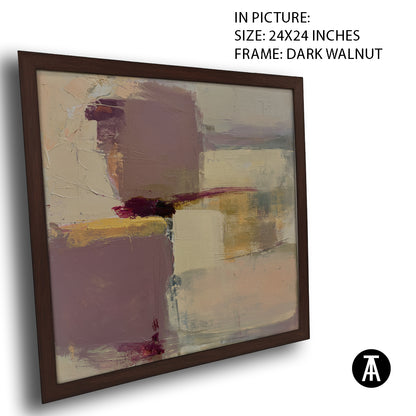 Artwork in Dark Walnut Frame