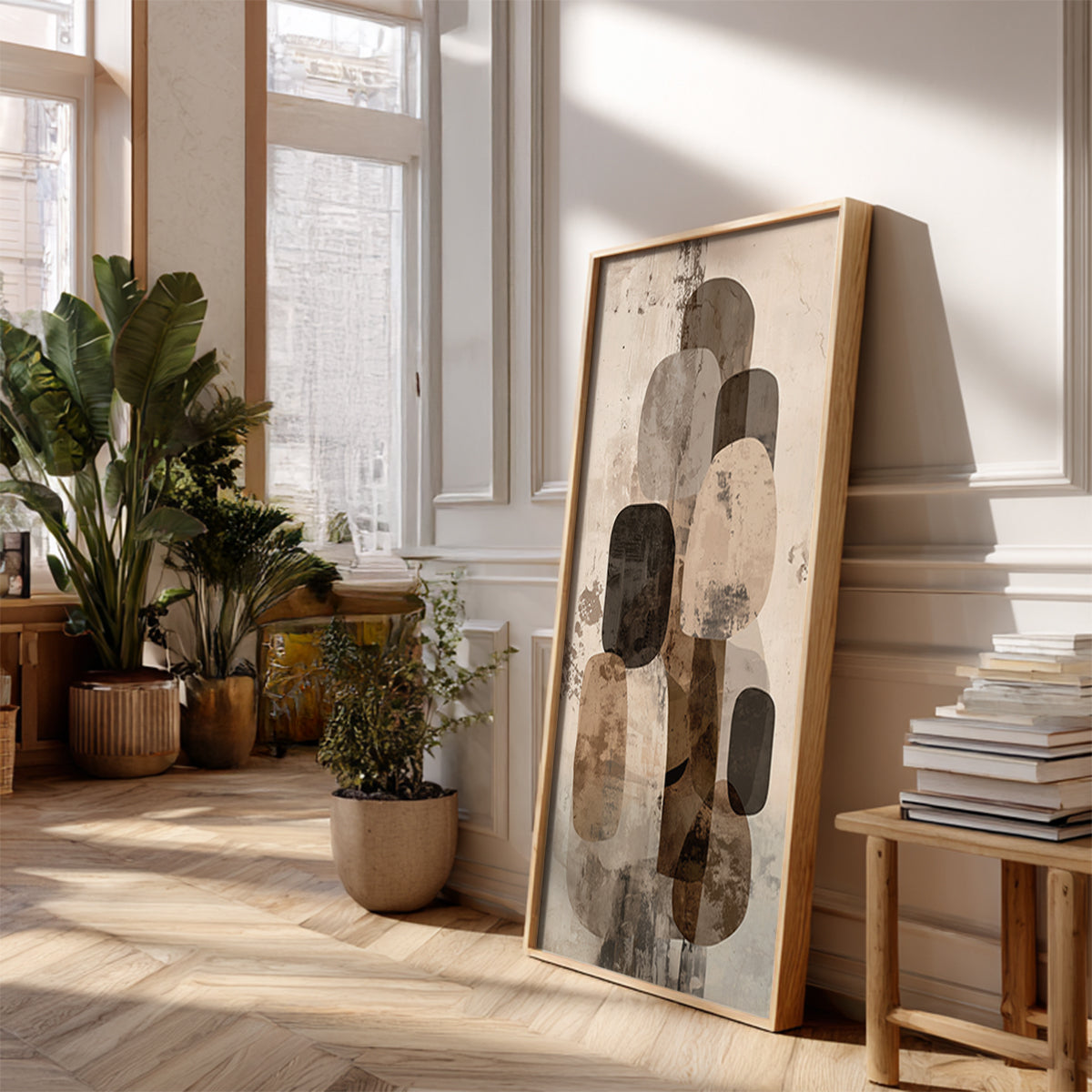 Indian Artwork in a Lifestyle Setting