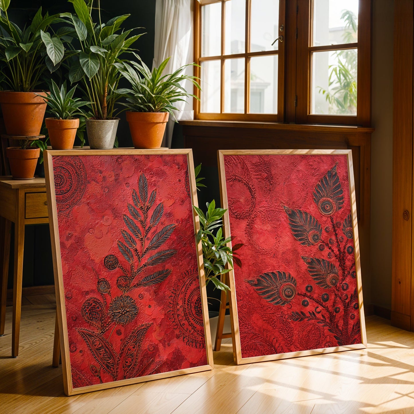 Heritage Indian Painting in a Lifestyle Setting