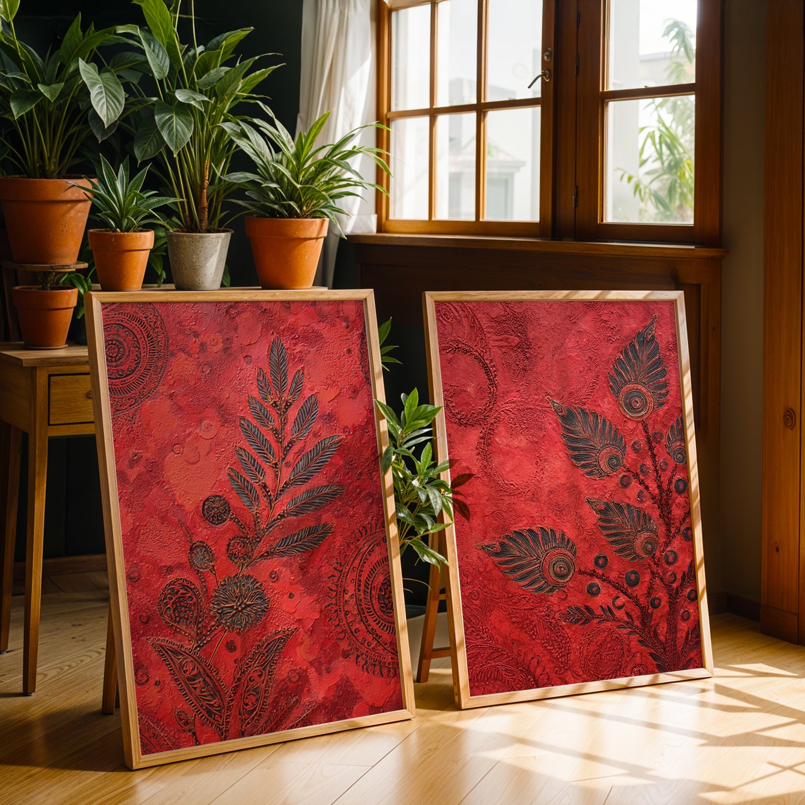 Heritage Indian Painting in a Lifestyle Setting