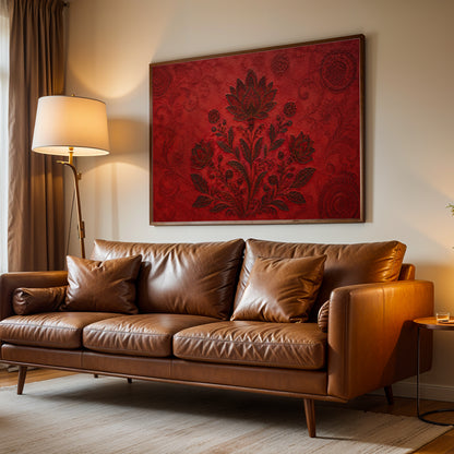 Heritage Indian Painting in a Lifestyle Setting