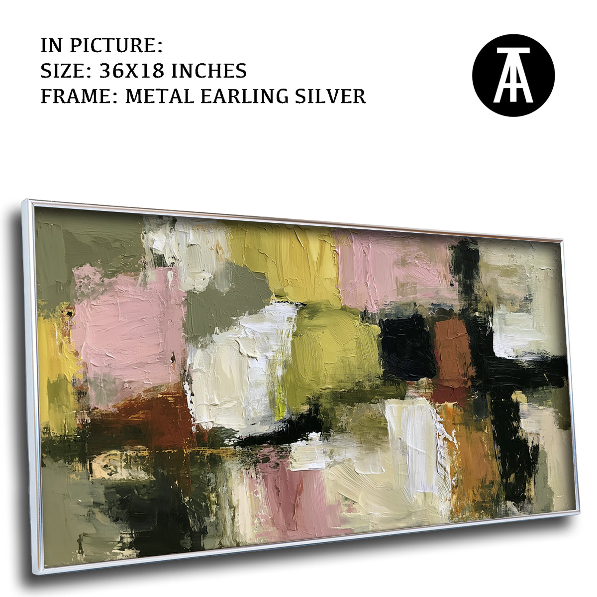 Artwork in Metal Earling Silver Frame