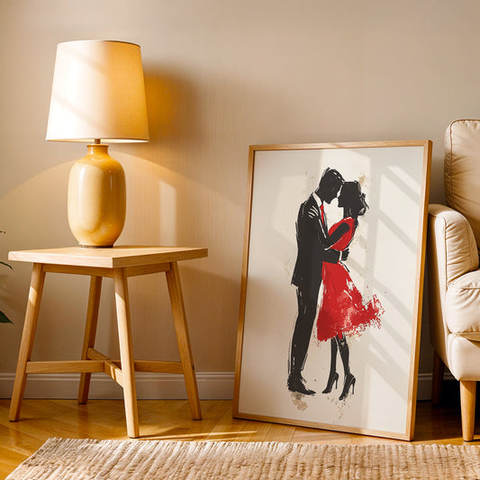 Minimalist Artwork in a Lifestyle Setting