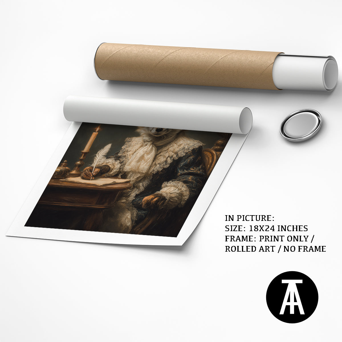 Artwork as Print Only or Rolled Art
