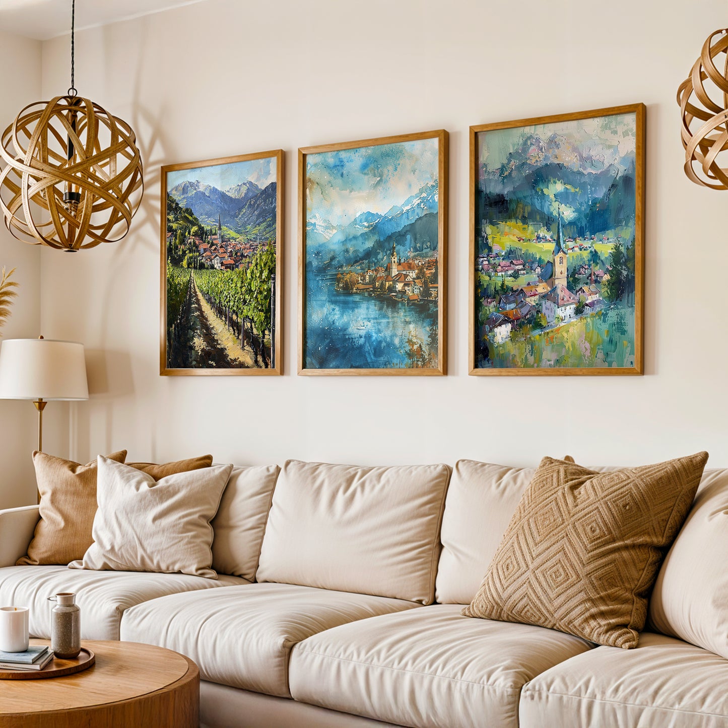 Gallery Wall Set in Lifestyle Setting