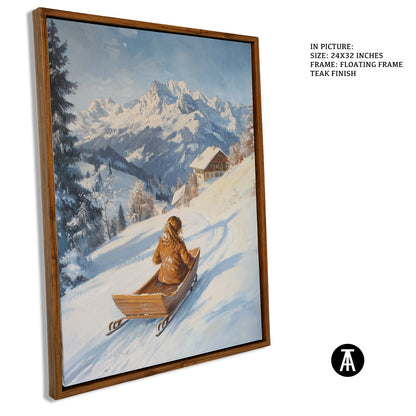 Sample Artwork in Floating Frame