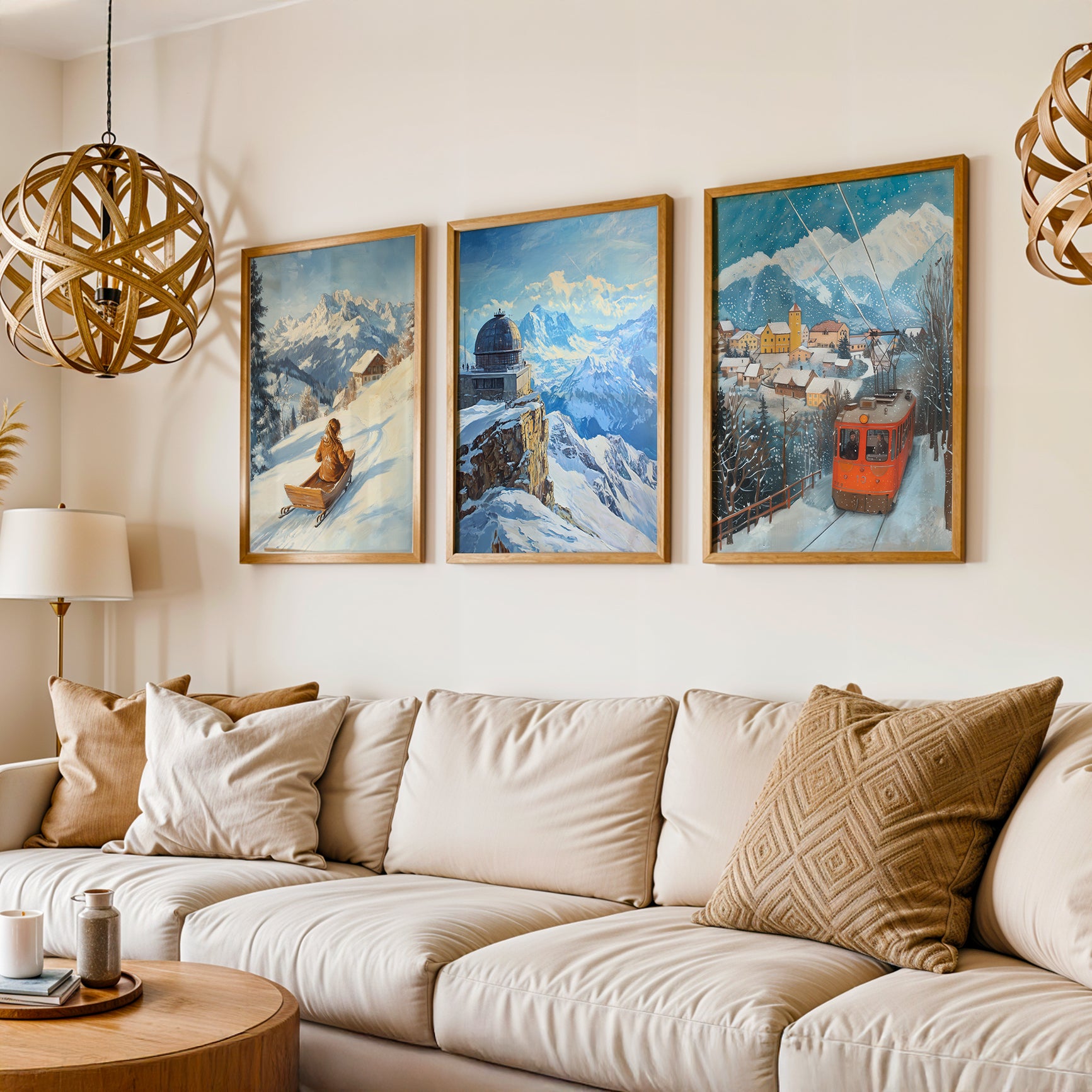 Gallery Wall Set in Lifestyle Setting