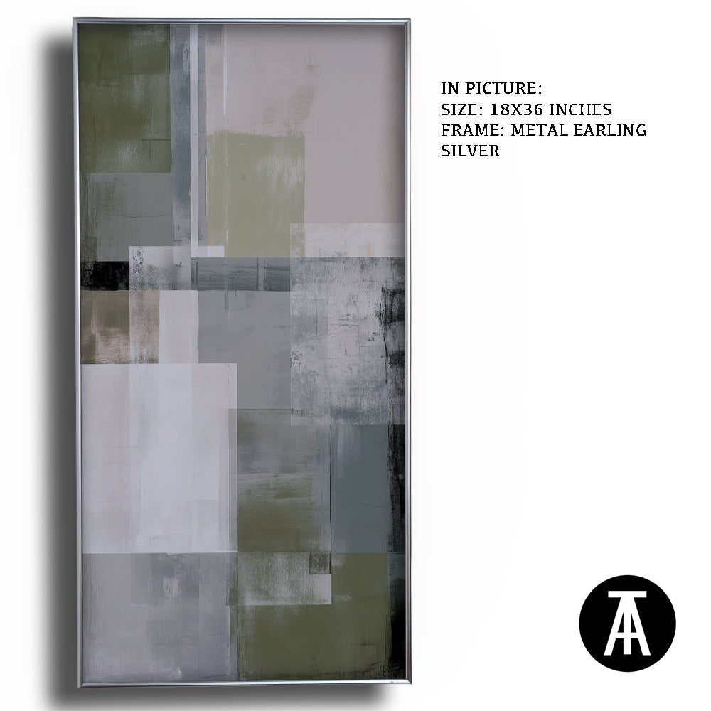 Artwork in Metal Earling Silver Frame