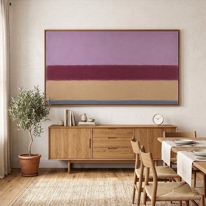Abstract Painting in a Lifestyle Setting