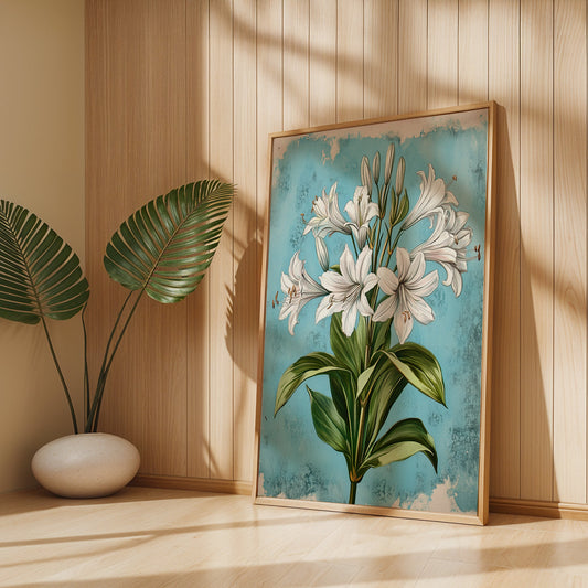 Floral Painting in a Lifestyle Setting