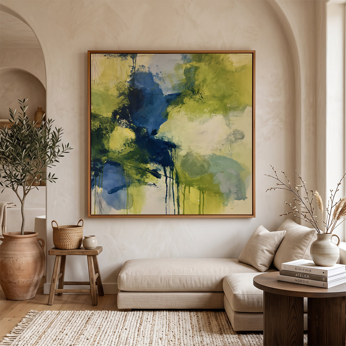 Abstract Art in a Lifestyle Setting
