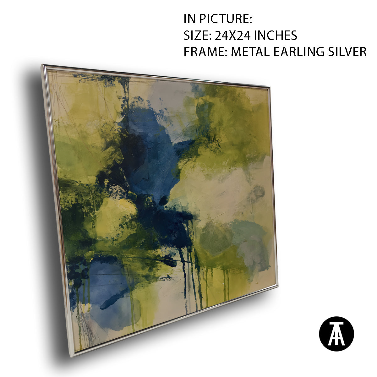 Artwork in Metal Earling Silver Frame