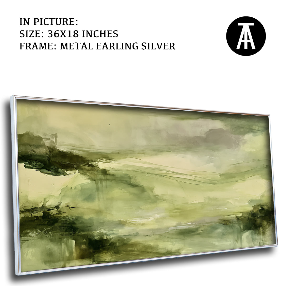 Artwork in Metal Earling Silver Frame