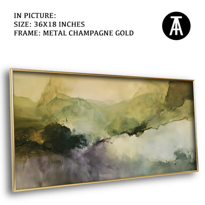 Artwork in Metal Champagne Gold Frame