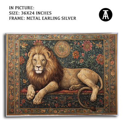 Artwork in Metal Earling Silver Frame